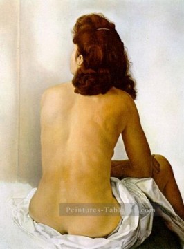 ガラ 見えない鏡を見つめる後ろからのヌード 1960 キュビスム ダダ シュルレアリスム サルバドール ダリ Oil Paintings